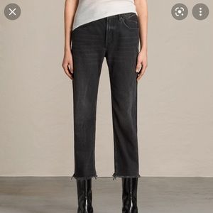 All Saints Mazzy Straight Crop Jean